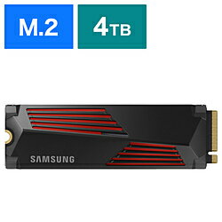 SAMSUNG(サムスン) 内蔵SSD PCI-Express接続 990 PRO(ヒートシンク付 /PS5対応) MZ-V9P4T0G-IT ［4TB /M.2］ MZV9P4T0GIT