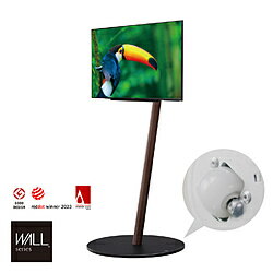 ナカムラ 24〜55V型対応 テレビスタンド WALL A2 ハイタイプ ウォールナット WLTVL5238 WLTVL5238 【864】