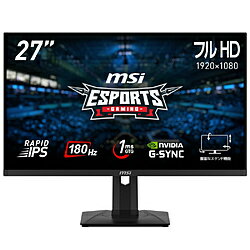 MSI(エムエスアイ) G274PF ゲーミングモニター ［27型 /フルHD(1920×1080) /ワイド］ G274PF