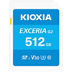 KIOXIA 【復旧サービス付き】SDXC 連続撮影・4K録画対応SDカード EXCERIA（エクセリア） KSDU-B512GBK ［Class10 /512GB］ KSDUB512GBK 【864】