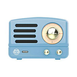 MUZEN ブルートゥーススピーカー PETA ブルー MWQ1IBL ［Bluetooth対応］ MWQ1IBL