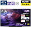 SONY(ˡ) ͭELƥ BRAVIA(֥ӥ) KJ-48A9S [48V /4Kб /BSCS 4K塼ʡ¢ /YouTubeб /Bluetoothб]λʡ *KJ48A9S ڤϤԲġ [Բ]