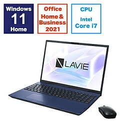 NEC(̥) Ρȥѥ LAVIE N16(N1670/HAL) ͥӡ֥롼 PC-N1670HAL 16.0 /Windows11 Home /intel Core i7 /ꡧ16GB /SSD256GB /Office HomeandBusiness /ܸǥ...