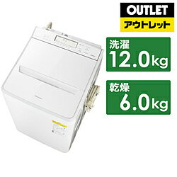 Panasonic(パナソニック) 縦型洗濯乾燥機 FWシリーズ NA-FW12V1-W [洗濯12.0kg /乾燥6.0kg /ヒーター乾燥(水冷・除湿タイプ) /上開き]【生産完了品】 *NAFW12V1W 【お届け日時指定不可】 [振込不可]