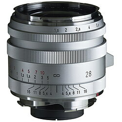 VOIGTLANDER カメラレンズ NOKTON Vintage Line 28mm F1.5 Aspherical Type I シルバー ［ライカM /単..