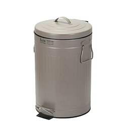 樂天商城 - ベストコ BOITEリビングトラッシュカン 12L ブラウン NQ-0194 ［12L /ペダル式］ NQ0194
