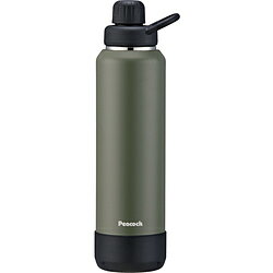 Rakuten - ピーコック 炭酸対応ボトル　1.2L カーキ AJL-R120K ［炭酸対応］ AJLR120