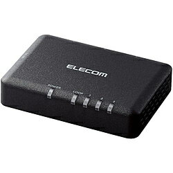 ELECOM(エレコム) スイッチングハブ [3ポート /1Giga対応 /ACアダプタ] プラ筐体 ブラック EHC-G03PA2-SB EHCG03PA2SB