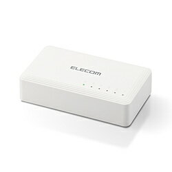 ELECOM(エレコム) スイッチングハブ [5ポート /1Giga対応 /ACアダプタ] プラスチック筐体 ホワイト EHC-G05PA2-W EHCG05PA2W