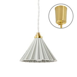 樂天商城 - TIC DRIPPER LAMP ペンダントライト ホワイトコード マットグレー TC1511WH/MGY ［E17］ TC1511WHMGY