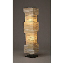 Table, Paper Lamps - 林工芸 林工芸 春雨紙提灯 Lサイズ シリーズ (□31×H132cm) SL-34 ［電球 /電球色］ SL34