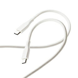 ELECOM(エレコム) USB Type-C to USB Type-Cケーブル/USB Power Delivery対応/なめらか/1.0m MPACCSS10WH