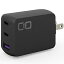 CIO NovaPort TRIO 65W GaN®Ŵ USB-C2USB-A1ݡ ֥å CIO-G65W2C1A-N-BK 3ݡ /Quick Chargeб /GaN(ⲽꥦ) ѡ CIOG65W2C1ANBK