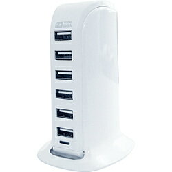 カシムラ AC充電器 USB×6ポート ホワイト AC-029 ［6ポート］ AC029