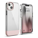 ELAGO iPhone 14 Plus 6.7C` P[Xelago GLIDE CASE for iPhone i2022j 6.7inch 2Lens iClear/Lovely Pinkj EL-INBCSPTGE-CV ELINBCSPTGECV