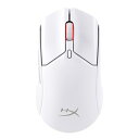 HYPERX ゲーミングマウス Pulsefire Haste 2 Wireless ホワイト 6N0A9AA ［レーザー /有線／無線(ワイヤレス) /6ボタン /Bluetooth・USB］ 6N0A9AA