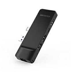 DADANDALL Surface Pro 7＋/Pro 7用［USB-C / USB-A オス→メス HDMI / LAN / USB-Ax2 / USB-C］USB PD対応 ドッキングステーション DINTENTION DDDKSP7001SL ［USB Power Delivery対応］ DDDKSP7001SL