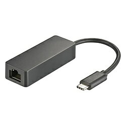 オーム電機 LAN変換アダプタ [USB-C オス→メス LAN] 1Gbps対応(Mac/Windows11対応) PC-SHL13-K PCSHL13K