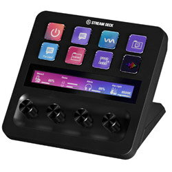ELGATO 〔コントロールパッド〕USB-C接続 Stream Deck +(8キー、4ダイヤル) ブラック 10GBD9901-JP 10GBD9901JP