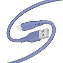 Owltech(オウルテック) シルキータッチでからまりにくい USB Type-A to Lightning ソフトシリコンケーブル アッシュブルー OWL-CBSAL20-AB OWLCBSAL20AB(2)
