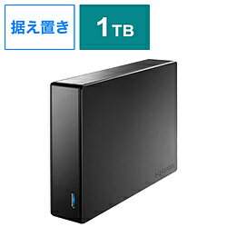 IO DATA(アイオーデータ) HDJA-UTN1B 外付けHDD USB-A接続 「BizDAS」NAS用(Chrome/Mac/Windows11対応) ブラック ［1TB /据え置き型］ HDJAUTN1B