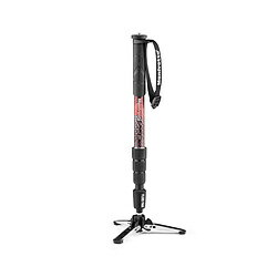 Manfrotto Element MII ビデオ一脚 アルミニウム4段 レッド MVMELMIIA4 ［自立式 /4段 /アルミ］ MVMEL..