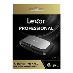 LEXAR LRW530U-RNBNJ LRW530U-RNBNJ Lexar CFexpressカードリーダーUSB3.2 Gen2 (CFexpress TypeーA SD対応) ［USB3.1］ LRW530URNBNJ