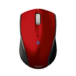 Nakabayashi マウス (Chrome/Android/iPadOS/iOS/Mac/Windows11対応) レッド MUS-BKT99NR ［BlueLED /無線(ワイヤレス) /3ボタン /Bluetooth］ MUSBKT99NR