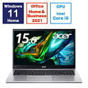 Acer(GCT[) m[gp\R Aspire 3 sAVo[ A315-59-H56Y/F m15.6^ /Windows11 Home /intel Core i5 /F16GB /SSDF512GB /Office HomeandBusiness /{ŃL[{[h /2024N3fn A31559H56YF