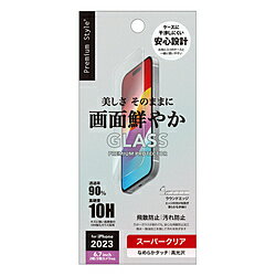 PGA iPhone 15 Plus/15 Pro Max 液晶保護ガラス [スーパークリア] Premium Style PG-23CGL06CL PG23CGL06CL