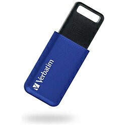 VERBATIMJAPAN USBメモリ (Mac/Win) ブルー USBSLM256GBV1 ［256GB /USB TypeA /USB3.2 /スライド式］ USBSLM256GBV1