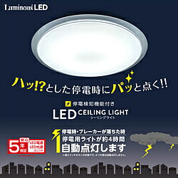 ドウシシャ 停電検知機能 シーリングライト Luminous LED(ルミナスLED) TKE-Y08DXD ［8畳 /昼光色 /リモコン付属］ TKE-Y08DXD