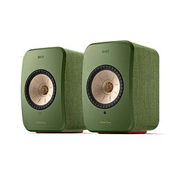 KEF WiFiスピーカー ペア OLIVEGREEN LSXIIOLIVEGREENJP ［ハイレゾ対応 /Bluetooth対応］ LSXIIOLIVEGREEN