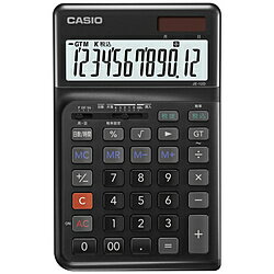 CASIO(カシオ) 人間工学電卓 ブラック JE-12D-BK-N ...(2)