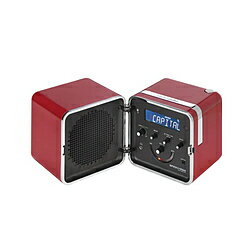 BRIONVEGA ブルートゥーススピーカー radio.cubo Red TS522D+S 50-R-J ［Bluetooth対応］ TS522D+S50RJ