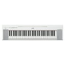 YAMAHA(ヤマハ) 電子キーボード ホワイト NP-15WH ［61鍵盤］ NP15WH