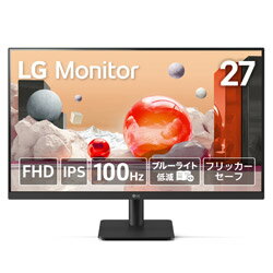 【2024年5月上旬発売予定】LG(エルジー) PCモニター 27MS500-B ［27型 /フルHD(1920×1080) /ワイド］ 27MS500-B