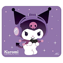アローン ゲーミングマウスパッド [350x300x3mm] 強化ガラス #Unipo サンリオキャラクターズ クロミ ALG-GMMPDIUSKU ALGGMMPDIUSKU