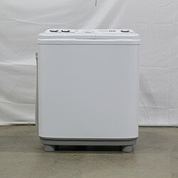 【中古】AQUA 〔展示品〕 【EC限定特価】 二槽式洗濯機 ホワイト AQW-N521BK-W ［洗濯5.2kg］【291-ud】