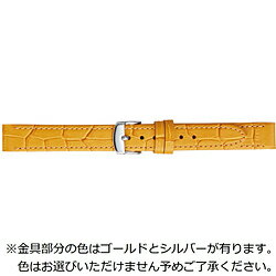 バンビ 時計バンド 本革 型押し ストレートタイプ かん幅10mm 美錠幅10mm【金具色指定不可】 タン BKA0..