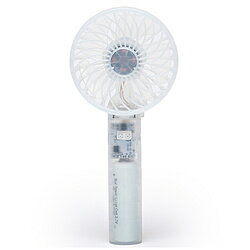 エレス 3WAY充電式モバイルファン スケルトンホワイト BIF-PTS24-SWH BIFPTS24