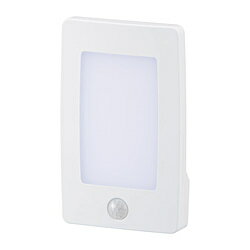 オーム電機 LEDナイトライト明暗・人感センサー薄型白色LED NIT-ALA6JL2-WN NITALA6JL2WN