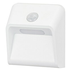 オーム電機 LEDナイトライト明暗・人感センサー付き壁面照射タイプ電球色 NIT-ALA6JW-WL NITALA6JWWL