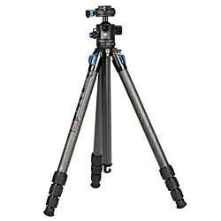 SIRUI カーボンファイバー製4段ビデオ三脚セット(ミラーレスカメラ用) ブラック ST-124+ST-10X-JP ［4段 /自由雲台］ ST-124+ST-10X-JP
