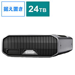 SANDISKPROFESSIONAL SDPHG1H-024T-SBAAD 外付けHDD Thunderbolt（USB-C）接続 G-DRIVE PROJECT(Mac対応) ［24TB /据え置き型］ SDPHG1H024TSBAAD