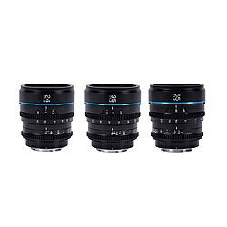 SIRUI シネマレンズ T1.2 APS-C/S35 3本セット X/ブラック ブラック MS-3SXB-JP ［FUJIFILM X /単焦点..