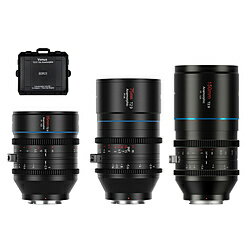 SIRUI アナモルフィックレンズ 1.6x Full Frame 3本セット RF ブラック Venus_1.6_x_3_SET_A-RF-JP ［キヤノンRF /単焦点レンズ］ Venus1.6x3SET_A-RF-J