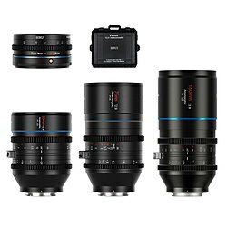 SIRUI アナモルフィックレンズ 1.6x Full Frame 3本セット E +マウントアダプター ブラック Venus_1.6_x_3_SET_B-E-JP ［ソニーE /単焦点レンズ］ Venus1.6x3SET_B-E-JP