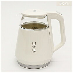 ヒロコーポレーション 温度調節機能付き電気ケトル ホワイト KTK-10WH ［1.0L］ KTK-10WH