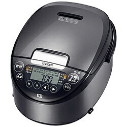 TIGER(タイガー) IHジャー炊飯器 炊きたて ダークグレー JPW-X180HD ［1升 /IH］ JPWX180